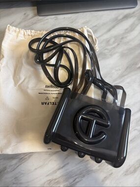 Telfar x Melissa Black jelly Mini Crossbody